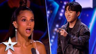 Junwoos cool MAGIC hits every BEAT  Auditions  BGT 2022