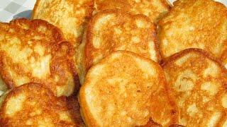 Tasty - fritters with apples on kefir Fritters recipe.