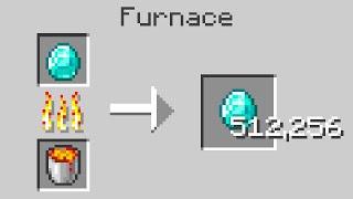 Minecraft But Smelting Multiplies Items...