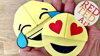 Easy Emoji DIY Bookmark Corners Paper Crafts