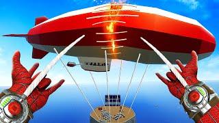 Spiderman Makes a Blimp CRASH - Superfly VR Gameplay