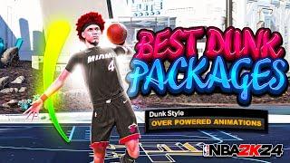 Best Dunks + Layup Package For ALL Builds in NBA 2K24 • Best Slasher Animations to Dunk More in 2K24