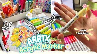 review ARRTX Acrylic Marker Ver Mới Bút Lắc Mực Nước 