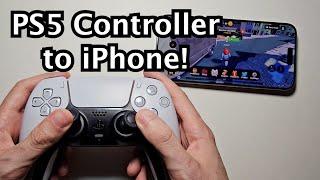 How to Connect DualSense PS5 Controller to iPhone 2 Ways