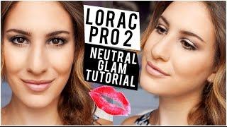 LORAC PRO PALETTE 2 Tutorial Neutral Glam Smokey Eye 