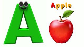 ABC Phonic Song - Toddler Learning Video Songs A for Apple Nursery Rhymes Alphabet Song for kids