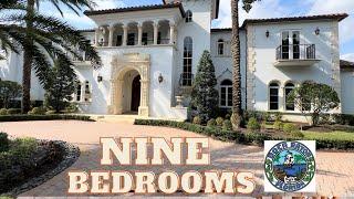 INSIDE A 9 BEDROOM LUXURY HOME FOR SALE IN BOCA RATON FLORIDA