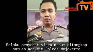 Penyebar dan Perekam Video Mesum Warkop Trawas Mojokerto Diringkus Polisi