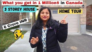 Bought A New House in Canada Near Toronto - 3 Floors House for 1 Million $$  Home Tour Canada