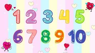 123 number song  fun count numbers 1-10  Nursery Rhymes Kids Video