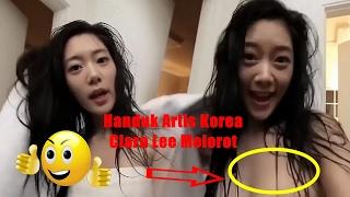 Video Terbaru Handuk Artis Korea Clara Lee Melorot Kelihatan Anunya 