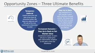 Opportunity Zone Basics and Tax Benefits