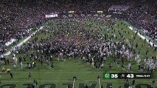 COLORADO FANS STORM FIELD AFTER STUNNING CSU LATE IN 2OT 