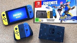 Nintendo Switch Fortnite Wildcat Bundle  Unboxing and Setup