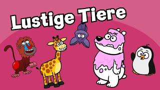  Die 5 Besten Tierlieder  Hurra Kinderlieder Compilation  Lustige Tiere - Pinguin Eisbär Pavian