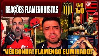 REAÇÕES FLAMENGUISTAS - PEÑAROL 0 1x0 0 FLAMENGO - ELIMINADO DA LIBERTADORES - VAMOS RIR DO FLA