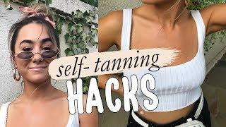 SELF TANNING HACKS TIPS & TRICKS  Julia Havens