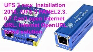 UFS 3 new  installation 2018offline . UFS 3  Cant open internet URL. Internet OpenURL failed
