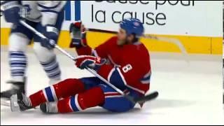 Mark Fraser decks Brandon Prust