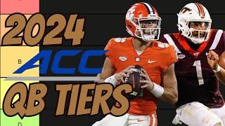 TIER RANKING THE 2024 ACC QUARTERBACKS