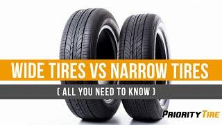 Wide Tires vs  Narrow Tires Everything You Need to Know