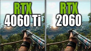 RTX 4060 Ti vs RTX 2060 Benchmarks - Tested 20 Games