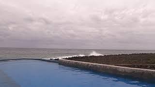 Ocean side Pool at Lands End Resort West End Roatan Honduras