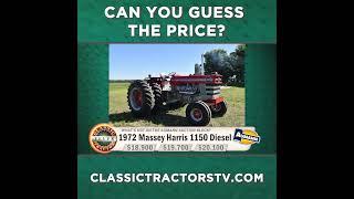 Guess The Price? 1972 Massey Ferguson 1150 Diesel