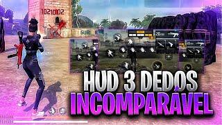 INCOMPARÁVEL  TOP 5 MELHORES HUD 3 DEDOS FREE FIRE HUD COMPLETO