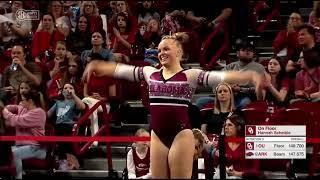 Hannah Scheible 9.875 Floor Exhibition Oklahoma vs Arkansas 3-10-24