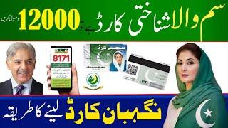 Nigehban Card Lene ka Tarika  12000 Ehsaas Program Apply Online  12000 Check Karne ka Tarika