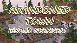 SPOOKY CRIME WORLD  Abandoned Town The Sims 3 World Overview