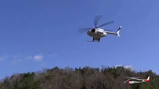 MD500E 450size 5 Blade Rotorhead Test flight