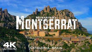 MONTSERRAT 2024  Drone Aerial 4K Drones  Barcelona Catalonia Spain España