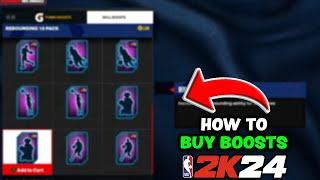 How To Buy Boosts In MyCareer NBA 2K24