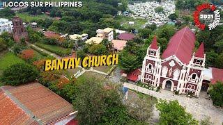 BANTAY CHURCH  BELL TOWER  BANTAY ILOCOS SUR  AERIAL VIEW