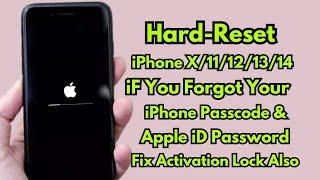 How To Hard Reset iPhone X11121314 Series iF Forgot Passcode  Fix iPhone Locked To Owner No PC