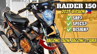 2023 MODEL  RAIDER 150 CARB  Actual unit and Specifications Walkthrough