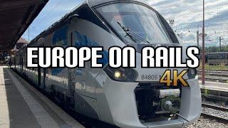 4K • Cab ride  Strasbourg - Haguenau - Strasbourg  •  Regiolis