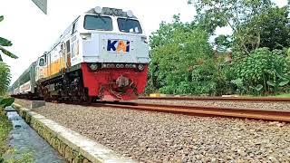 Indonesian Train  Railroad Crossing  Trains Locomotive CC 206 Locomotive CC 204 Locomotive CC 201