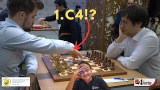 Carlsens secret weapon in the English Opening  Carlsen vs Jakovenko  Commentary by Sagar