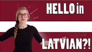 LATVIAN GREETINGS PART 1  IRREGULAR LATVIAN LESSON