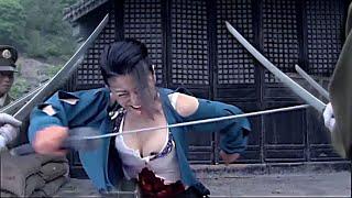 Anti-Japs Kung Fu MovieChinese heroine storms Japanese HQeliminating enemies with peerless skills