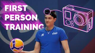 VOLLEYBALL FIRST PERSON TRAINING  MICAH CHRISTENSON  ТРЕНИРОВКА ОТ ПЕРВОГО ЛИЦА