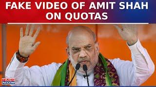 FIR Filed Over Alleged Doctored Video Of Amit Shah BJP Likely To File FIRs Pan India  Top News