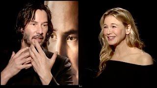 Keanu Reeves & Renée Zellweger FUNNY Reaction On watching their younger self in old movies