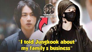 Revealed  Jin Openly Leaks about his Familys Business in Front of Jungkook and...
