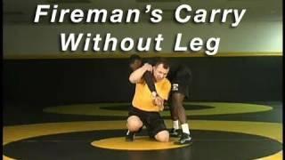 2 on 1 to No Leg Firemans Carry - Cary Kolat Wrestling Moves