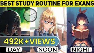 Best Exam Study Routine  Exam Timetable for Students  Study Tips  Education