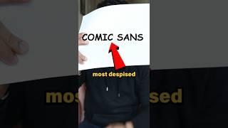 Why is comic sans hated by EVERYONE? #comicsans #typography